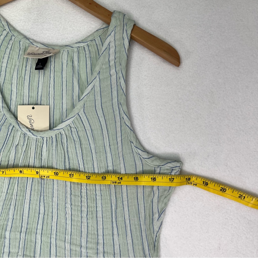Universal Thread Light Green Striped Sleeveless T… - image 10